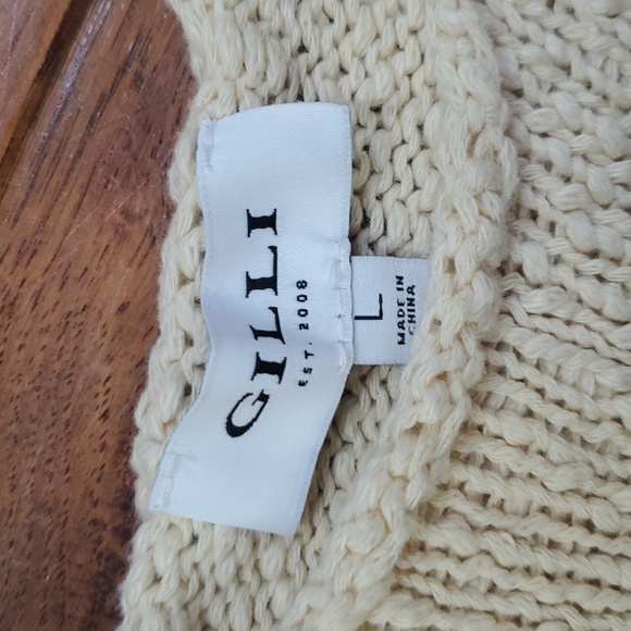 Gilli Cream Knit Women's Tank Top - Picture 2 of 7